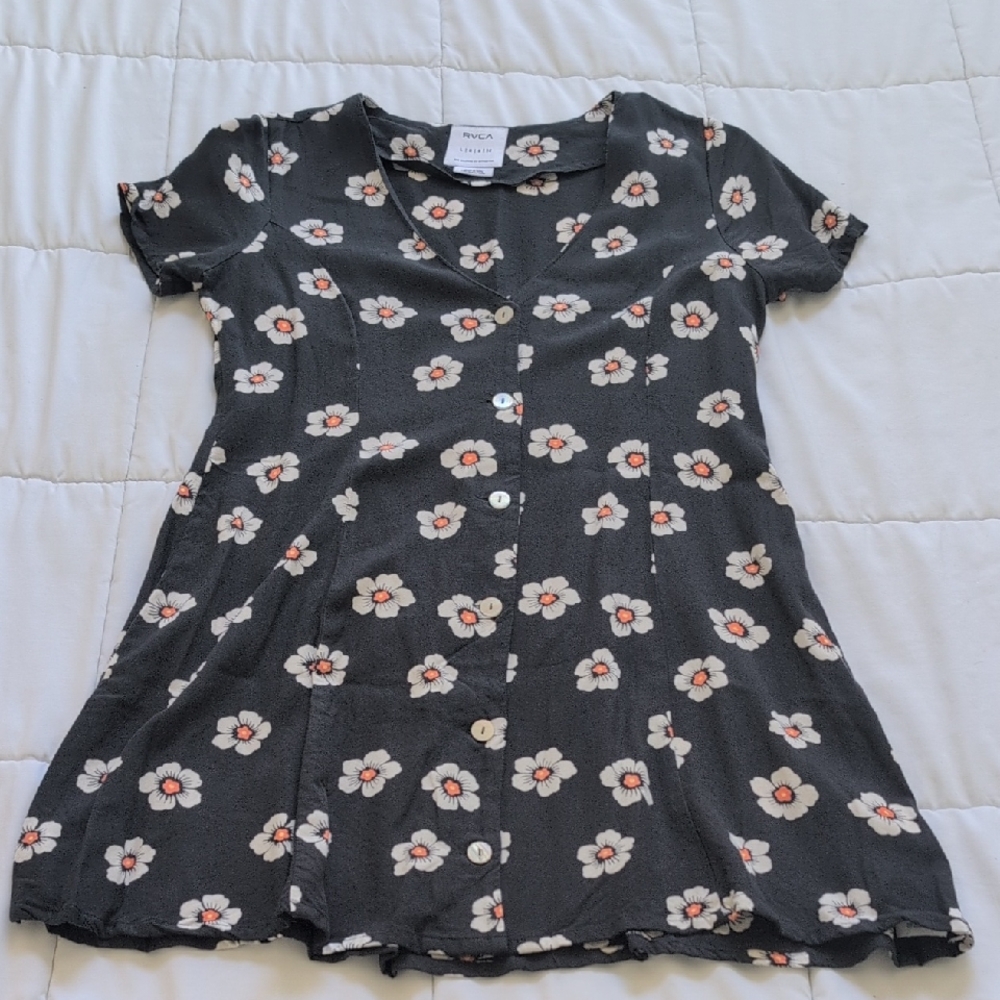 Floral Button-Up Dress